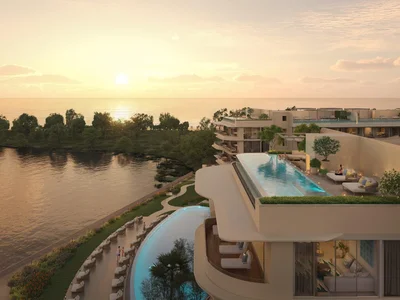 Zespół mieszkaniowy New residential complex on the lagoon shore near Bang Tao beach, Phuket, Thailand