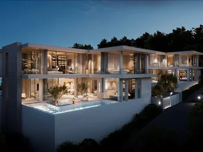 Complejo residencial Complex of furnished villas with swimming pools at 950 meters from the beach, Phuket, Thailand