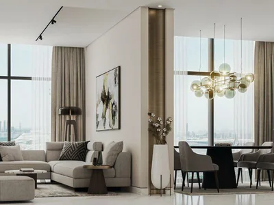 Wohnanlage New high-rise residence 330 Riverside Crescent close to the international airport and the city center, Nad Al Sheba 1, Dubai, UAE
