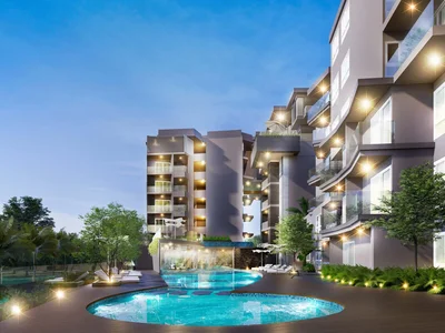 Residential complex Cozy apartments in a new residential complex with a swimming pool and other infrastructure, Muang Phuket, Thailand