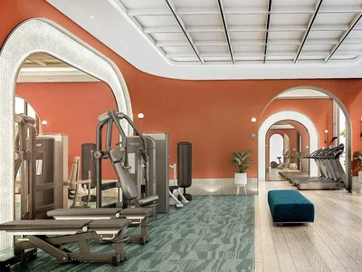 Wohnanlage Residential complex with a swimming pool and a gym clos to the airport, Nonthaburi, Thailand
