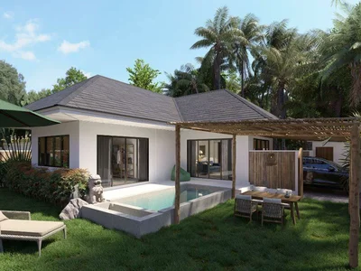 Residential complex Villas with pools, gardens and terraces, next to coconut grove and Lamai beach, Samui, Thailand