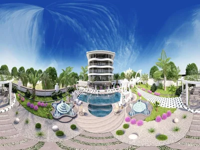 Wohnviertel Luxury complex in Kargicak, Alanya
