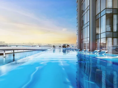 Жилой комплекс Жилой комплекс Urban Oasis от итальянского дизайнера, на берегу водного канала, с видом на город, Business Bay, Дубай, ОАЭ