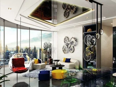 Complejo residencial New high-rise residence Volta with a swimming pool and a panoramic view close to Dubai Mall, Business Bay, Dubai, UAE