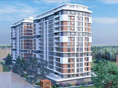 Residential complex New residence with a green area and a spa near the lake, Istanbul, Turkey