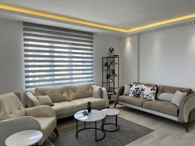 Barrio residencial Comfortable 2+1 apartment with sea view in Avsallar