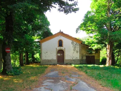 The trail is not yet overgrown. In Benito Mussolini’s birthplace, an ancient church is for sale for €99,000