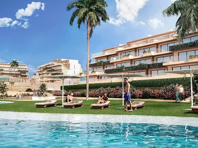 Immeuble Appartements de 2 chambres avec vue panoramique sur la mer à Finestrat