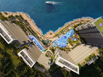 Residential complex Branded residential complex Chelsea Residences with a beach club and marina in Dubai Maritime City, UAE