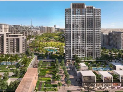 Zespół mieszkaniowy New Hyde Residences with swimming pools and wellness centers close to the shopping mall, Dubai Hills, Dubai, UAE