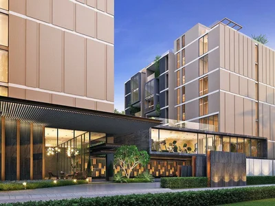 Complexe résidentiel New residential complex of furnished apartments on Kata Beach, Karon, Muang Phuket, Thailand