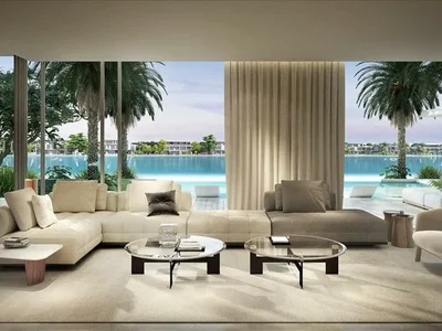 Complejo residencial New complex of beachfront villas Coral villas with swimming pools and sea views, Palm Jebel Ali, Dubai, UAE