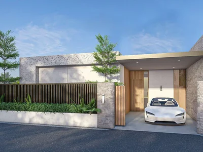 Residential complex New residential complex of mini villas with swimming pools in Si Sunthon, Phuket, Thailand
