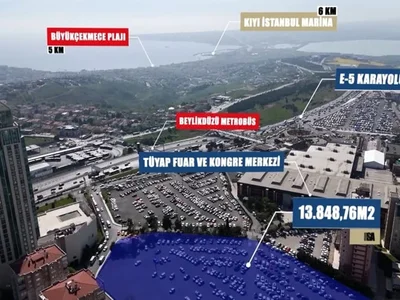 Wohnanlage 1+1 and 2+1 apartments in an investment project in Istanbul.