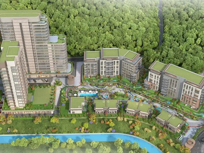 Complejo residencial New residential complex with views of the city, close to universities, Sarıyer area, Istanbul, Turkey
