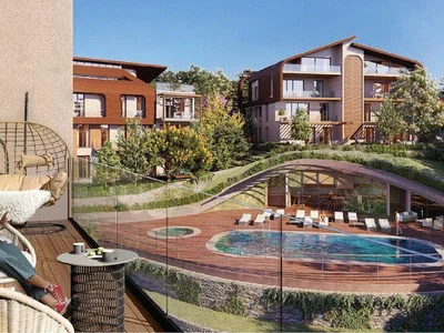 Zespół mieszkaniowy New low-rise residence with a swimming pool and a shopping area, Istanbul, Turkey
