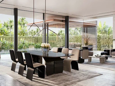 Wohnanlage New complex of furnished villas Mira Villas by Bentley Home with a lagoon, Meydan, Dubai, UAE