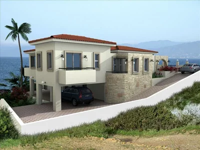 Zespół mieszkaniowy Gated complex of villas with swimming pools and panoramic views close to the marina, Polis, Cyprus