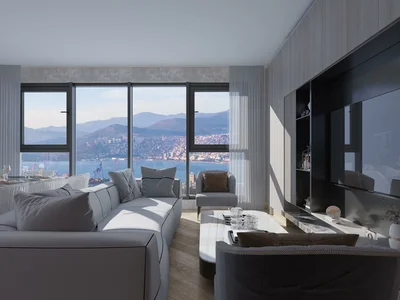 Zespół mieszkaniowy New residence with swimming pools, a conference room and around-the-clock security, Izmir, Turkey
