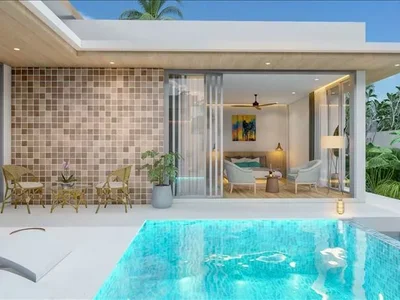 Complexe résidentiel Complex of villas with swimming pools near Fisherman's Village, Samui, Thailand
