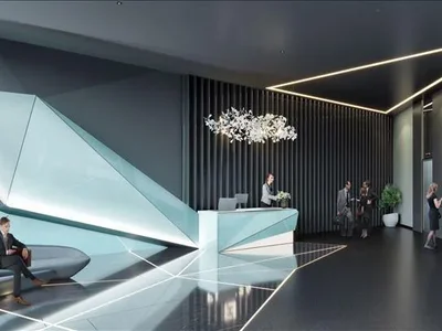 Residential complex New residence with a swimming pool and around-the-clock security near a metro station, Istanbul, Turkey