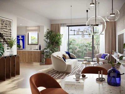Wohnanlage Luxury townhouses in Anya Residence with swimming pools and a park, Arabian Ranches III, Dubai, UAE
