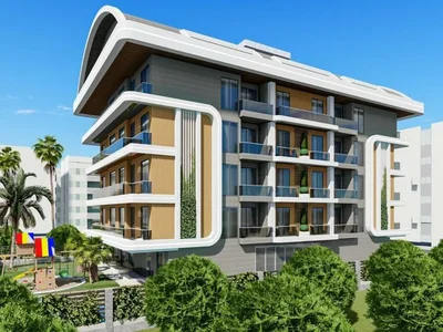 Zespół mieszkaniowy Residential complex in the city center, 300 meters from the sea, Alanya, Turkey