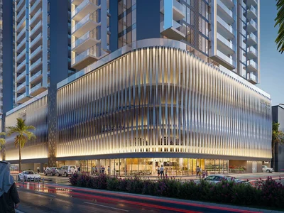 Complejo residencial New residence LUM1NAR with swimming pools close to the beach and Dubai Marina, JVT, Dubai, UAE