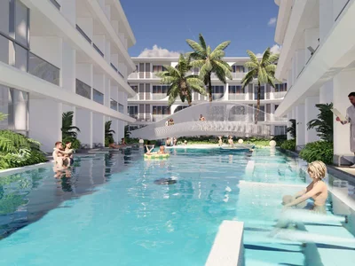 Complexe résidentiel New residential complex on the seafront in Bang Rak, Samui, Thailand