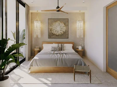 Zespół mieszkaniowy Furnished apartments in a new residential complex near Batu Bolong Beach, Canggu, Badung, Indonesia
