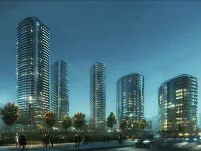 Residential complex High-rise residence with swimming pools, a spa area and a sports complex in the heart of Istanbul, Turkey