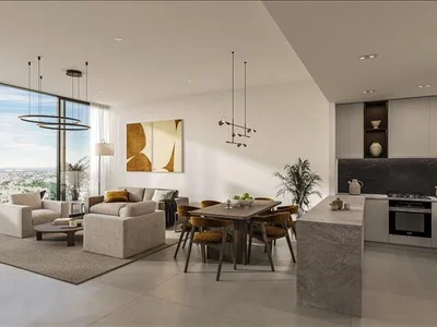 Complejo residencial New Evora Residences with swimming pools, lounge areas and around-the-clock security, Al Furjan, Dubai, UAE