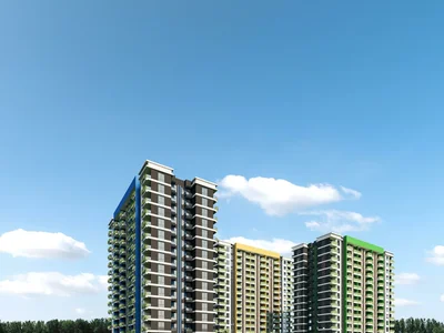 Zespół mieszkaniowy Residential complex with swimming pool, water park, recreation grounds, 200 metres to the sea, Mersin, Turkey