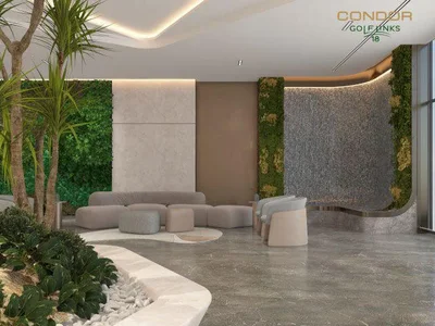 Zespół mieszkaniowy Luxury residential complex Golf Links 18 in Dubai Sports City area, UAE
