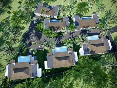 Residential complex New residential complex of villas with pools in Samui, Thailand