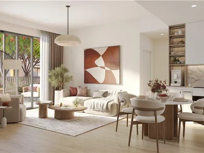 Complexe résidentiel New Lexington Residence with a swimming pool and sports grounds, Townsquare, Dubai, UAE