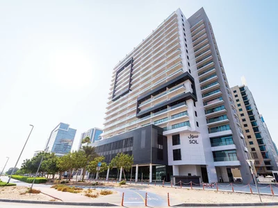 Жилой комплекс Резиденция SOL BAY с бассейном и видом на Бурдж Халифа, Business Bay, Дубай, ОАЭ