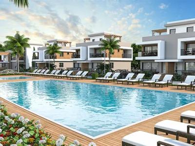 Complejo residencial Proekt vill-bliznecov i elegantnyh apartamentov na Severnom Kipre