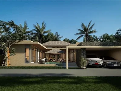 Complexe résidentiel Complex of villas with swimming pools at 600 meters from the beach, Samui, Thailand