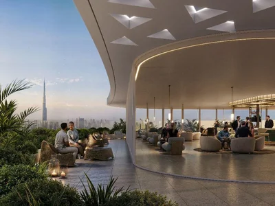 Zespół mieszkaniowy First-class residential complex VAL with a good infrastructure in the Al Jaddaf area, Dubai, UAE