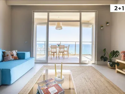 Zespół mieszkaniowy Residence with swimming pools, an aquapark and a spa center at 80 meters from the sea, Mersin, Turkey