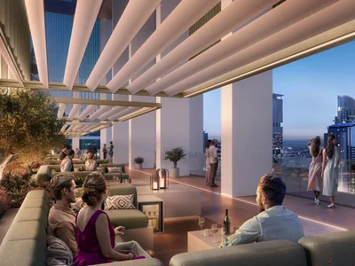 Complejo residencial New Marriott Residences JLT with a swimming pool and green parks in the prestigious area of JLT, Dubai, UAE