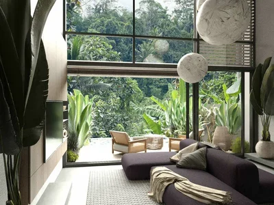 Zespół mieszkaniowy Complex of furnished premium villas with swimming pools, Ubud, Bali, Indonesia