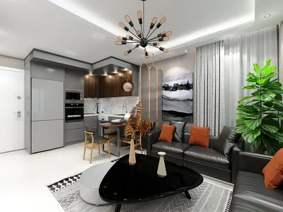 Complejo residencial Luxury residence with swimming pools and a spa area at 800 meters from the sea, Avsallar, Turkey