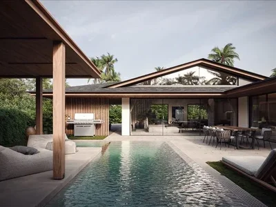 Complejo residencial New complex of villas with gardens, clubs and a restaurant at 400 meters from the beach, Samui, Thailand