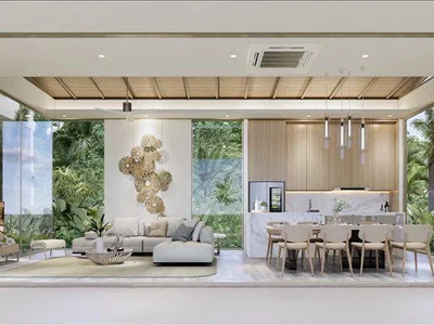Zespół mieszkaniowy New complex of villas with gardens and swimming pools 3 minutes away from Nai Yang Beach, Phuket, Thailand