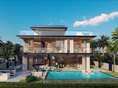 Zespół mieszkaniowy New complex of villas Nineteen Riviera Lagoon with swimming pools and underground garages, Nad Al Sheba, Dubai, UAE