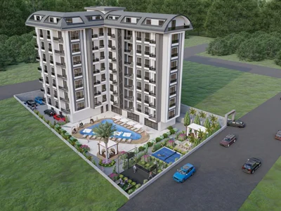Wohnviertel Residential complex with its own landscaped area