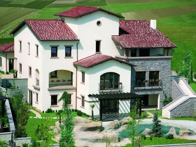 Wohnanlage Complex of villas with swimming pools and a panoramic view, Istanbul, Turkey